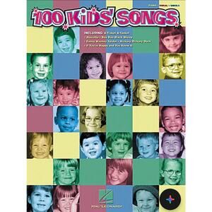 100 Kids Songs Music Book Piano Vocal Guitar Chords Classic Traditional Children